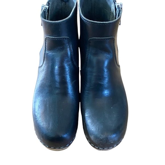 SWEDISH HASBEENS Emy Zipper Boots Black HASBEEN booties 36 6 - Picture 3 of 8